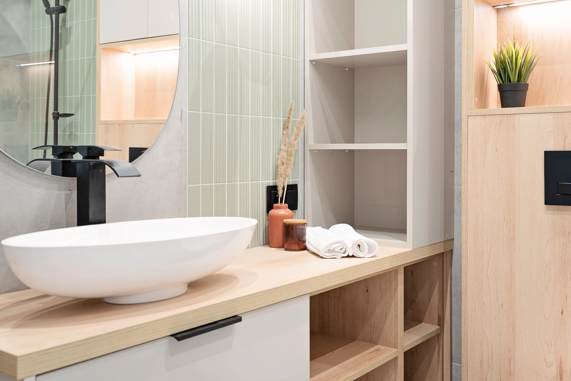 Tri cimerice i tri različite vizije za kupaonski namještaj - podstanarska drama